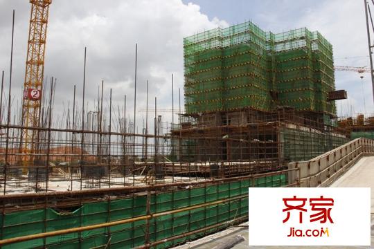寶能五象湖1號3號樓工程進(jìn)度(2015-08)