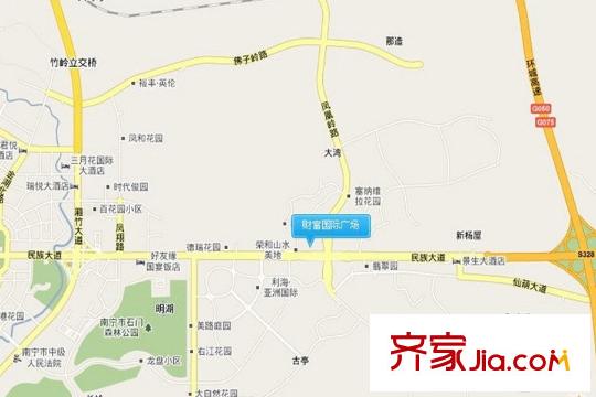 財富國際廣場交通圖