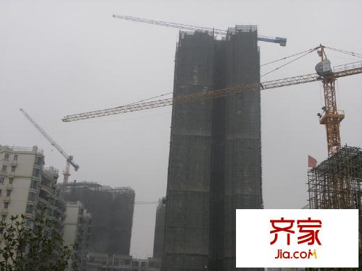 夢之島花園30#號樓工程進度圖（2011-01）