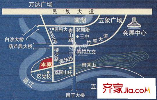 民發(fā)大觀天下區(qū)位圖