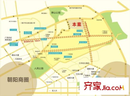 保利山水怡城交通圖區(qū)位圖