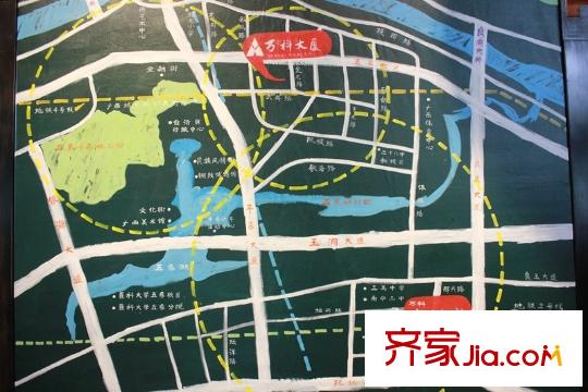 萬科魅力之城交通圖