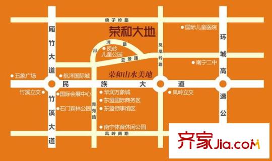 榮和大地區(qū)位圖