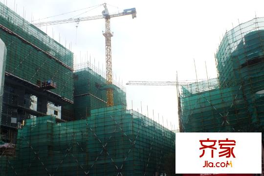 綠地中央廣場海派商業(yè)街樓棟實景（2015.11.21）
