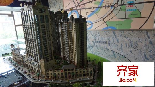 富豐長平方米1號沙盤實景(2015.5)