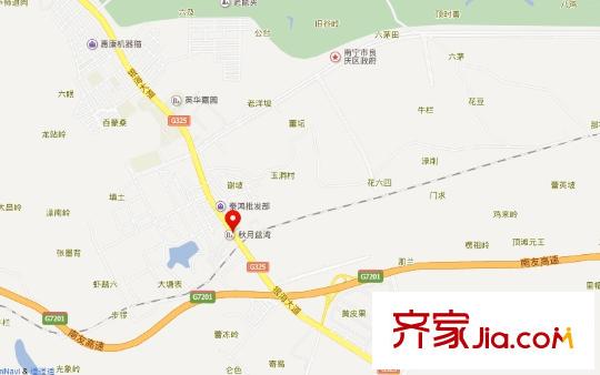 國田秋月藍灣電子地圖