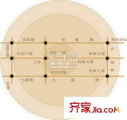 麒麟山區(qū)位圖