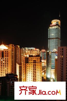 廣源國際社區(qū)周邊配套夜景