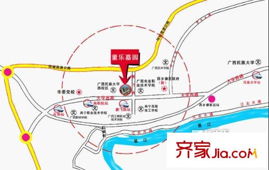 江川圣境位置圖