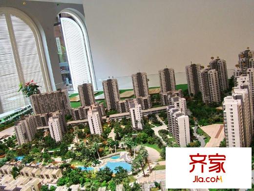 觀瀾溪谷在建工程沙盤(pán)內(nèi)景（2011-06-10）