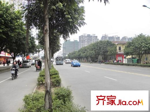 榮和摩客社區(qū)項目前北湖路實景