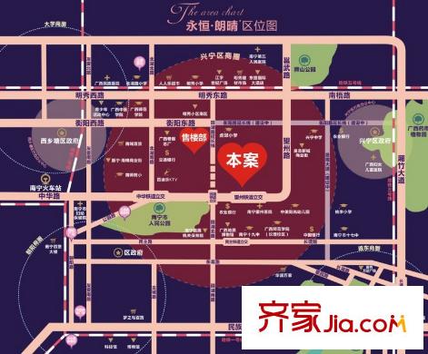 永恒朗晴區(qū)位圖