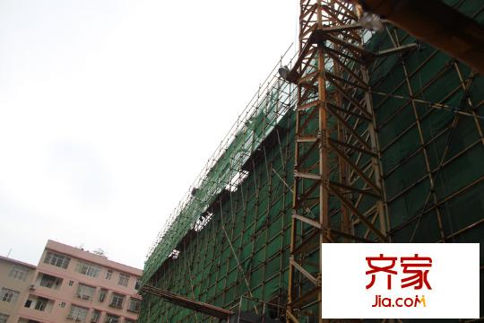 啟美尊府工程進(jìn)度（攝于2014-4-20）