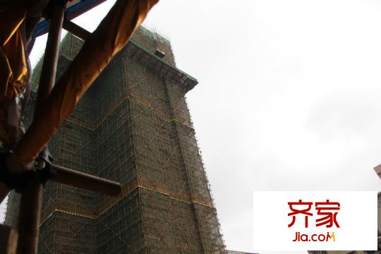 啟美尊府工程進(jìn)度（攝于2014-4-20）