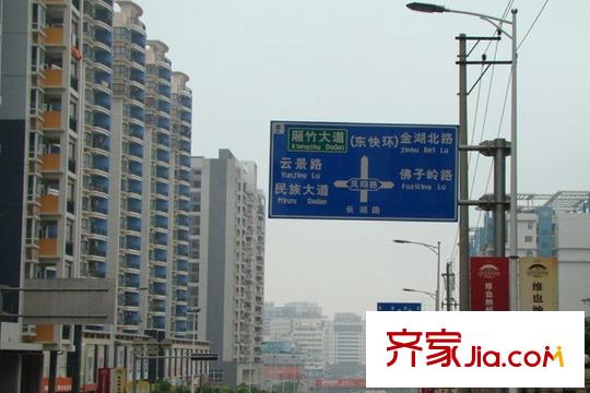 鳳景灣周邊道路指示牌