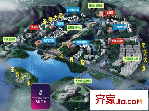 合景天匯廣場(chǎng)區(qū)位圖