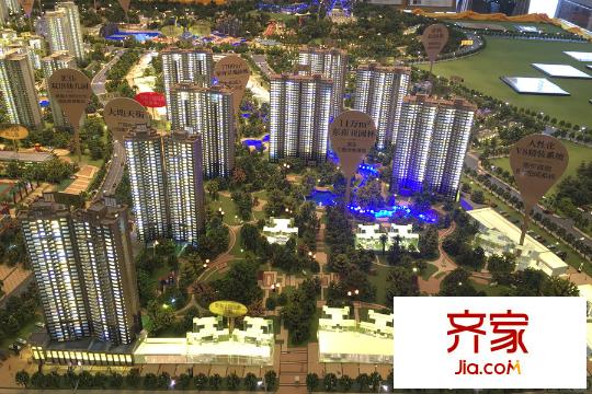 榮和公園悅府沙盤實(shí)景（2015-11-17）
