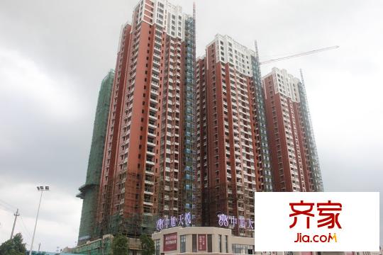 中旭天悅3#、5#、6#外立面已呈現(xiàn)（2015-9-9）