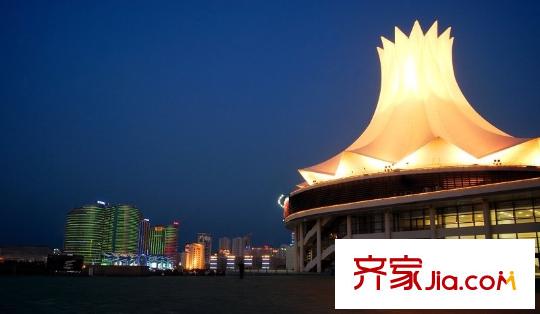 廣源國際社區(qū)會展中心夜景