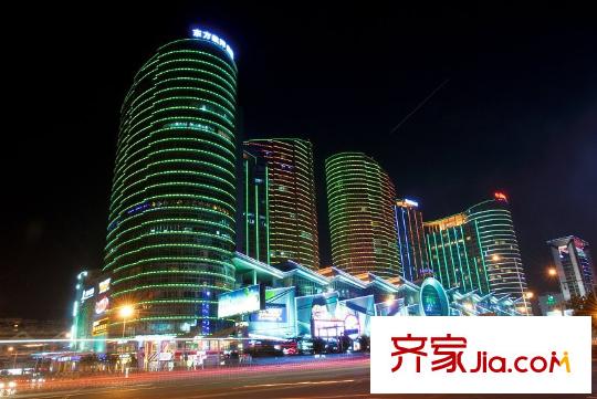 廣源國際社區(qū)航洋國際城夜景
