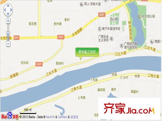 榮和邕江悅府交通圖