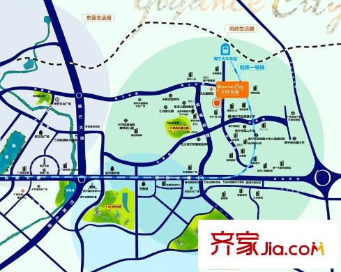 江川悅城區(qū)位圖