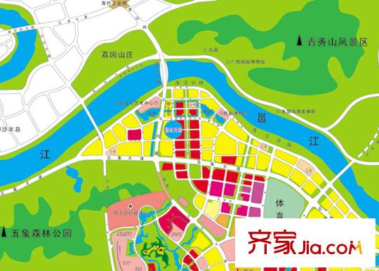 碧水天和區(qū)位圖