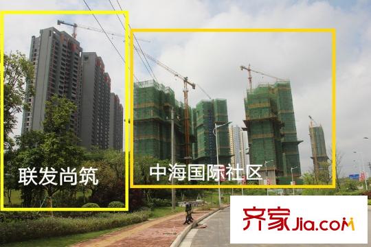 聯(lián)發(fā)尚筑住宅與周邊樓盤（2015-9）