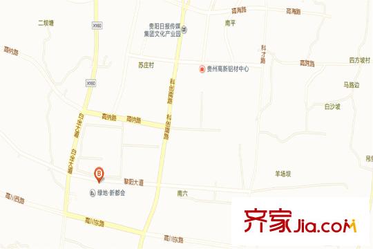 綠地新都會百度電子地圖