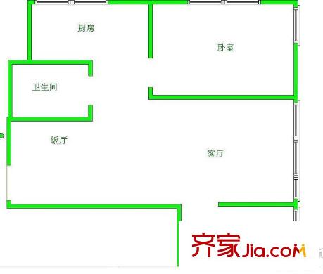合群路清真街對面小區(qū)戶型圖戶型圖1 2室2廳1衛(wèi)1廚