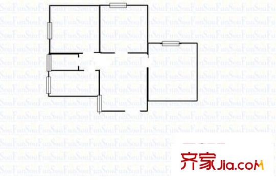 大營坡汪家灣 3室 戶型圖