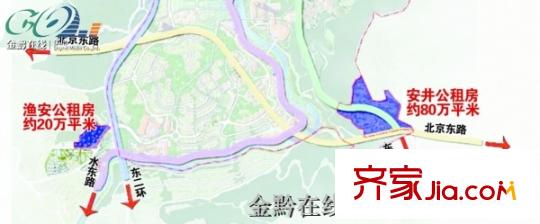 漁安新城交通圖漁交