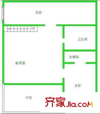 藍(lán)波灣花園 3室 戶型圖