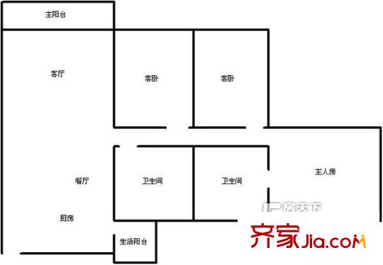 龍港軒 戶型圖 2