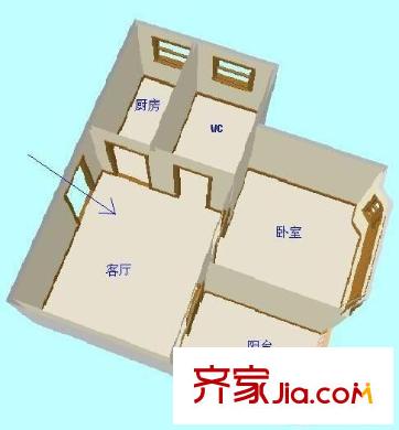 龍港軒 戶型圖 3