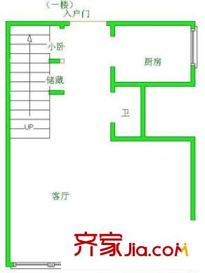 龍港軒 4室 戶型圖