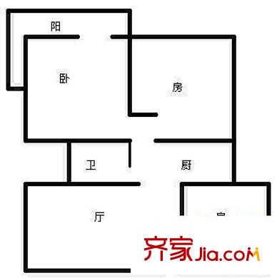 康發(fā)大廈 3室 戶型圖