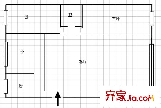 碧云山莊 3室 戶型圖