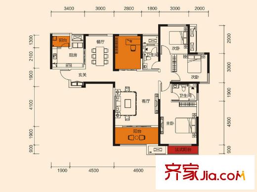 筑興社區(qū) 戶型圖 1