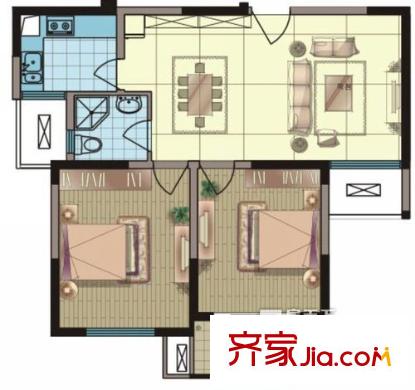 筑興社區(qū) 戶型圖 2