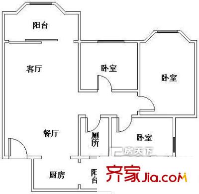 龍港軒 戶型圖 4