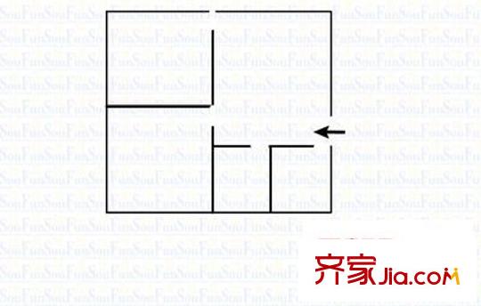 康發(fā)大廈 3室 戶型圖