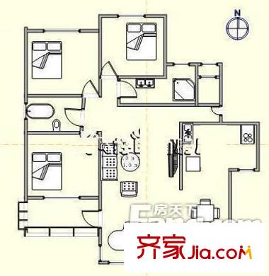 鯉魚村 戶型圖 3