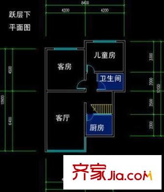 中天世紀新城11郡 4室 戶型圖