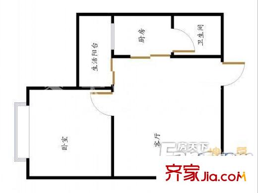 寶山北路石油小區(qū)戶型圖03 