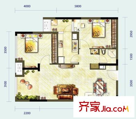 筑興社區(qū) 戶型圖 4