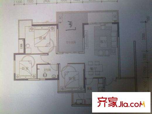 黔靈湖濱苑戶型圖03 