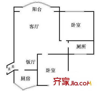 金竹苑 0室 戶型圖
