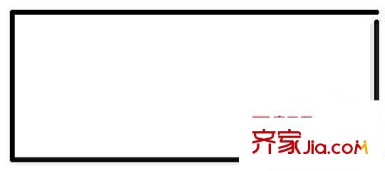 金竹苑 1室 戶型圖