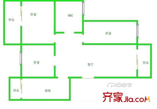 貴安花園戶型圖04 